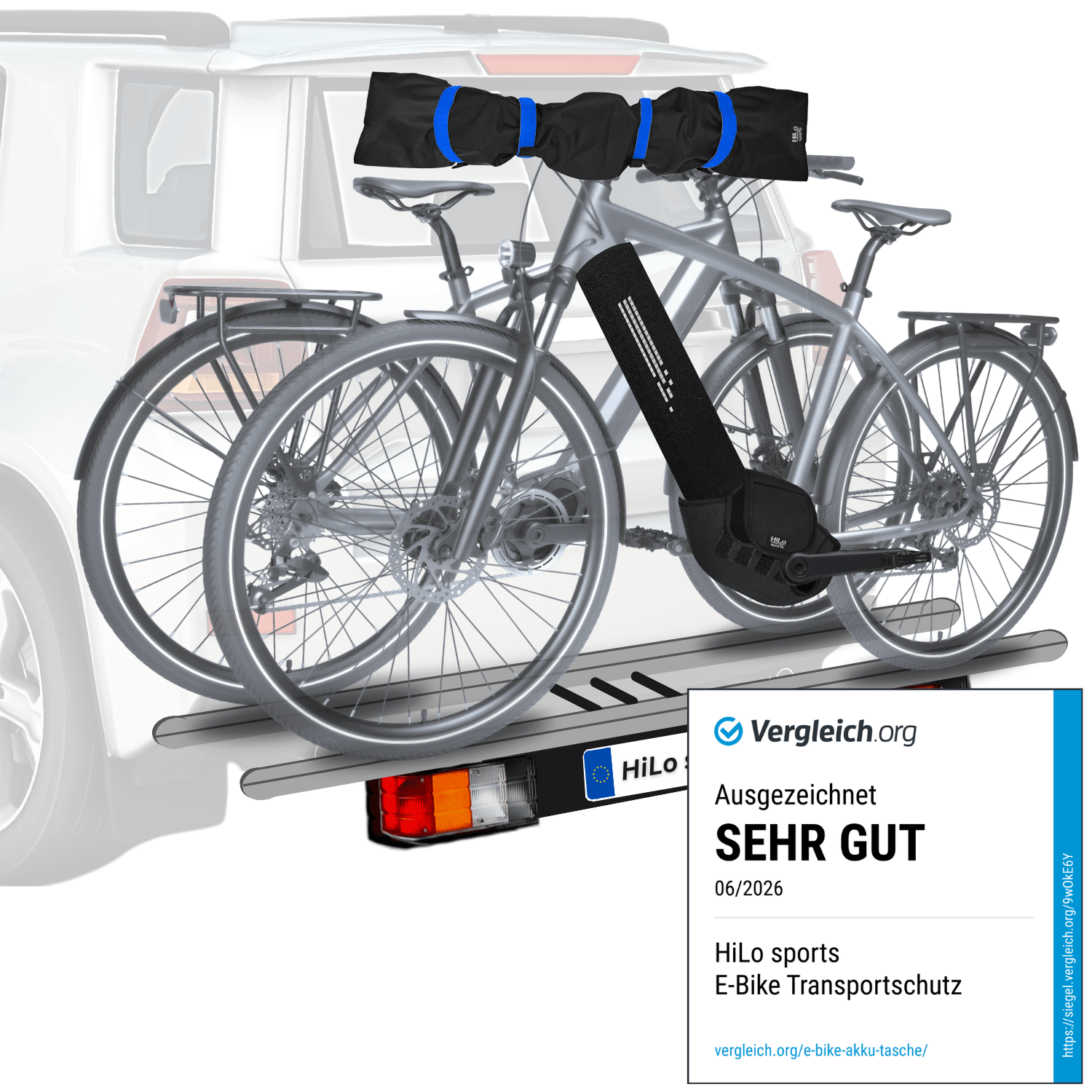 E-Bike Transportschutz Set (Akku Schutzhülle, Motor Abdeckung, Lenkerschutz)