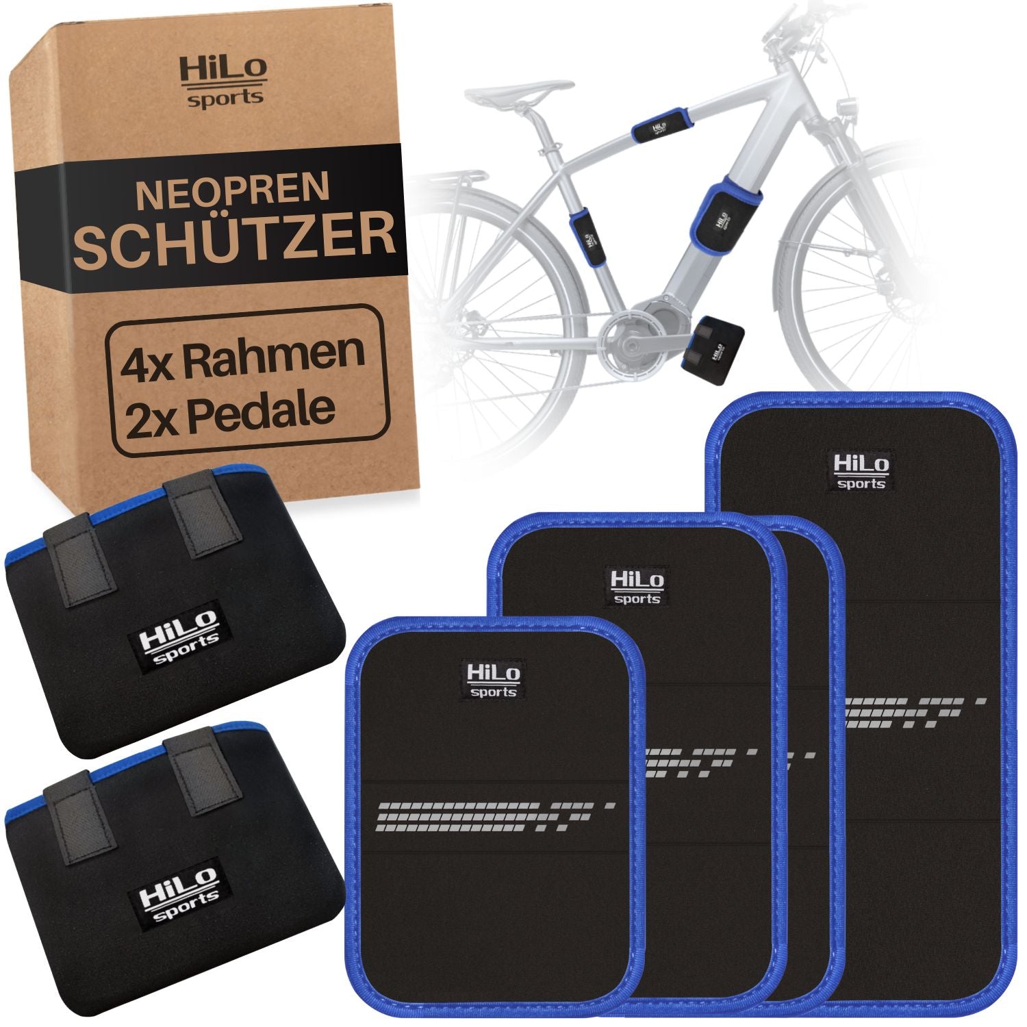 fahrrad pedal erhöhung Fahrrad Rahmen- und Pedal Schutz Set