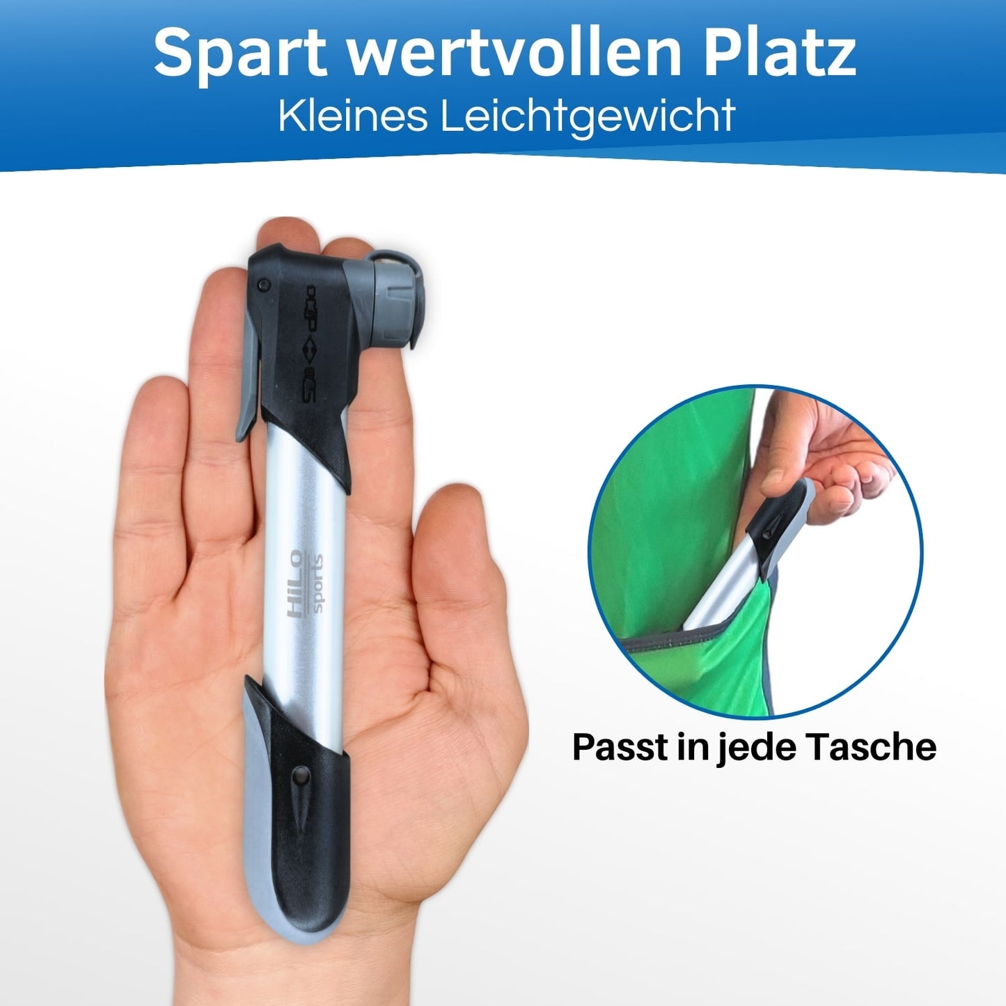 Kleine Fahrrad Luftpumpe