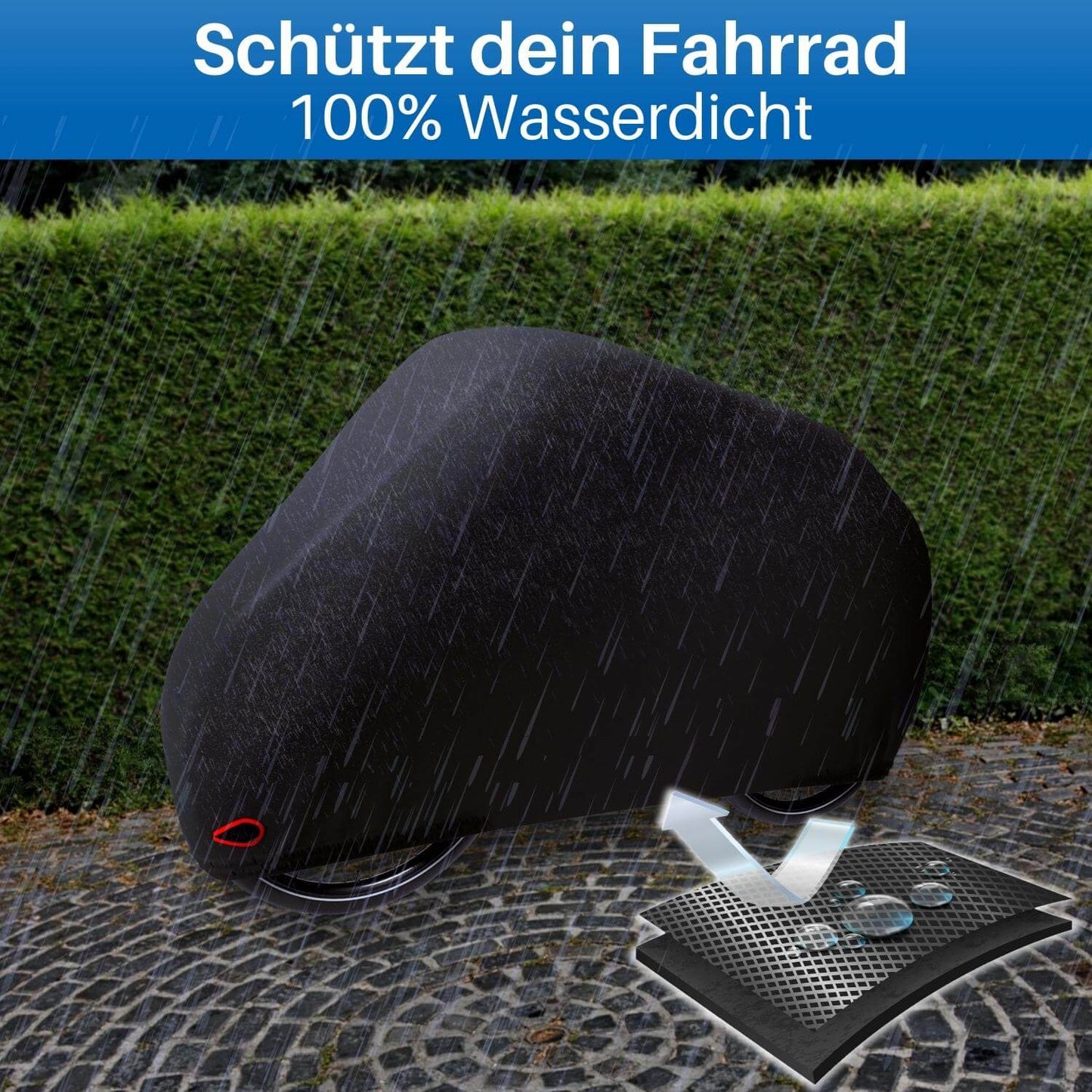 Fahrradabdeckung wasserdicht