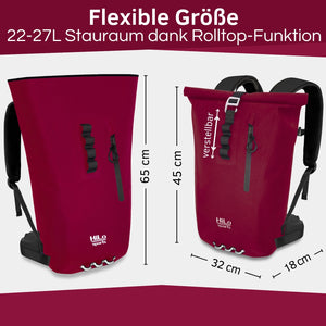 Wasserdichter Rolltop Rucksack "Urban 25" - V2.0