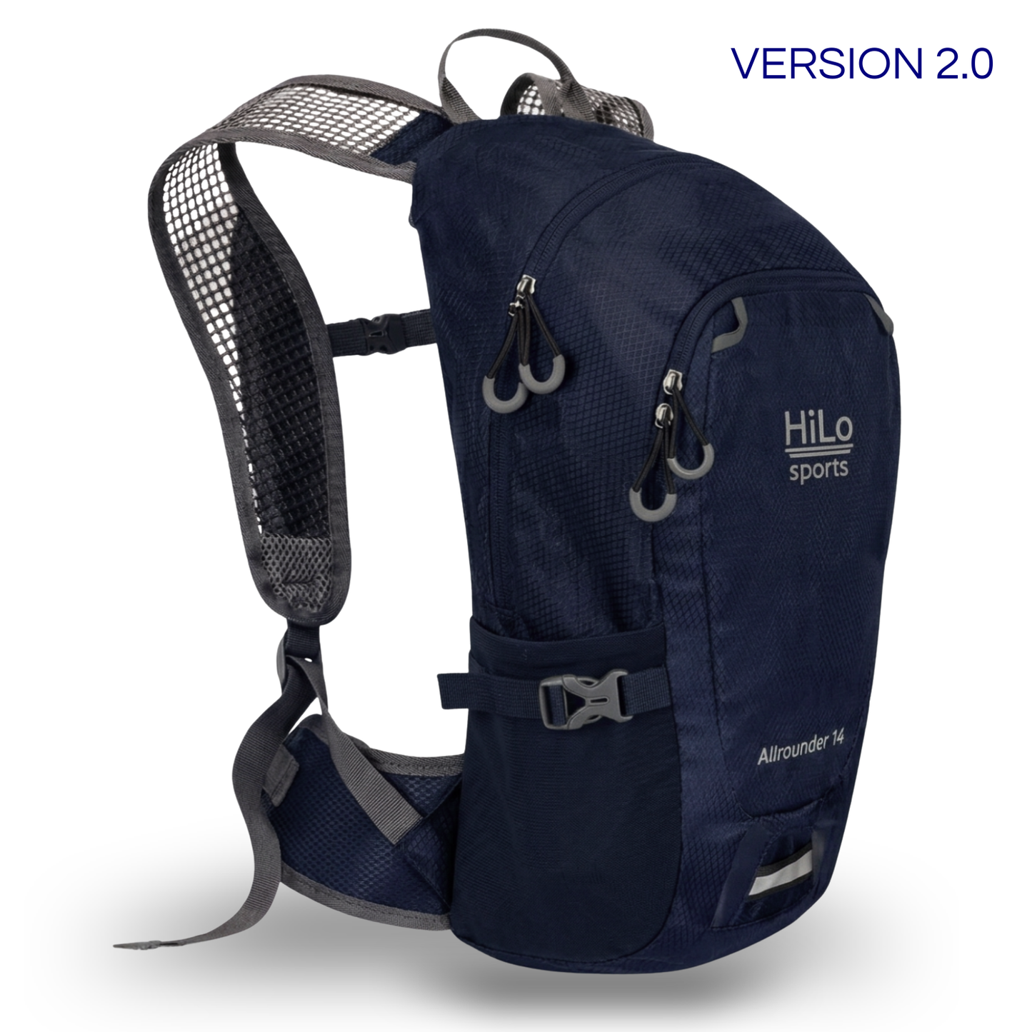 Radrucksack wasserabweisend 14L mit Netzrücken
