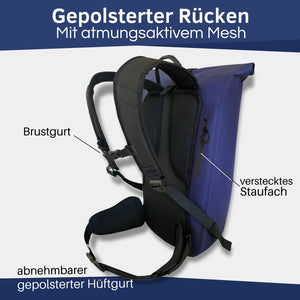 Wasserdichter Rolltop Rucksack "Urban 25" - V2.0