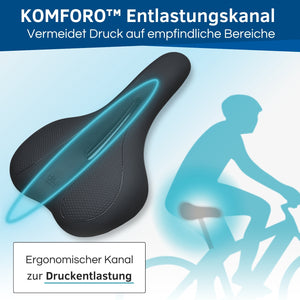 Fahrradsattel zur Druckentlastung