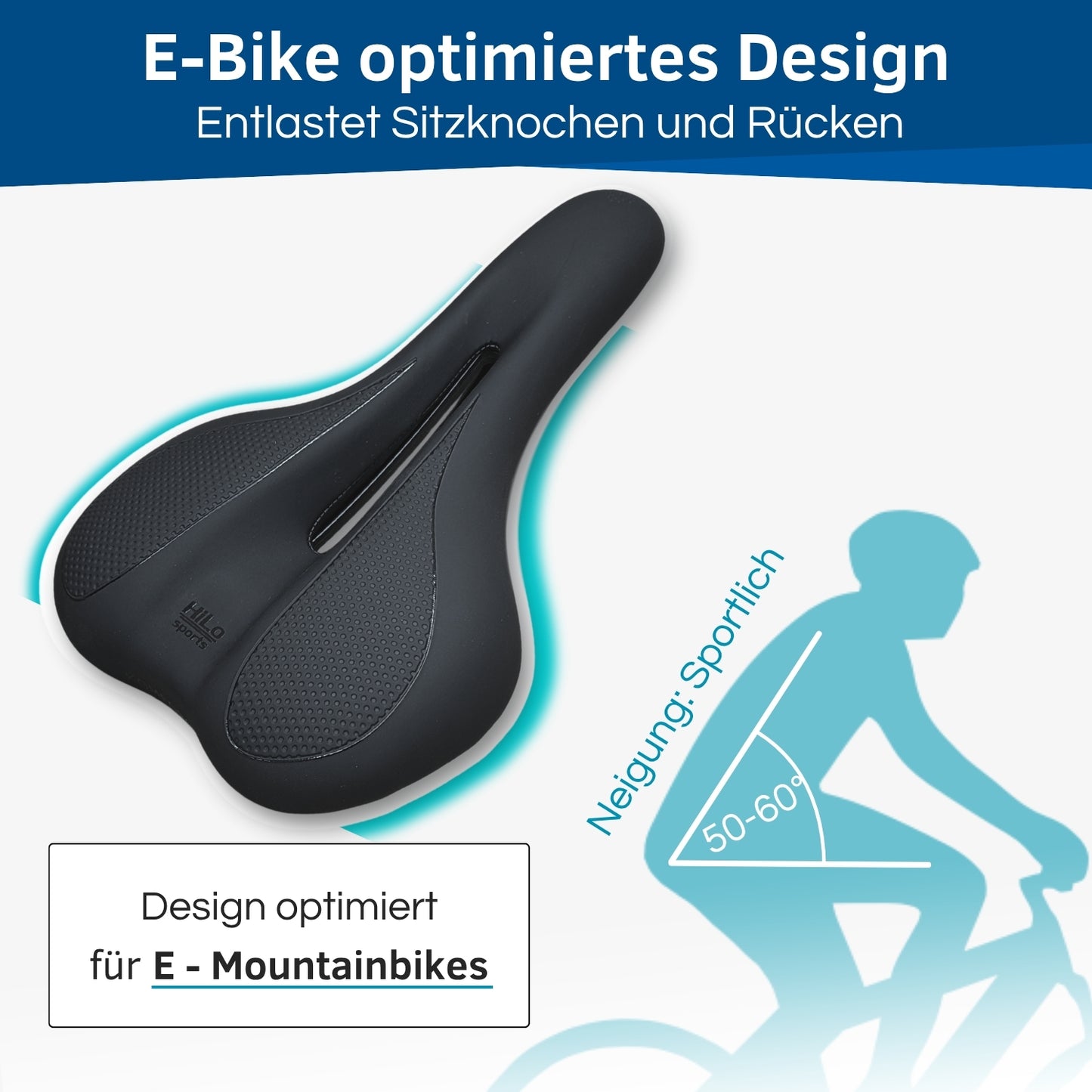 KOMFORO™ Fahrradsattel Herren & Damen