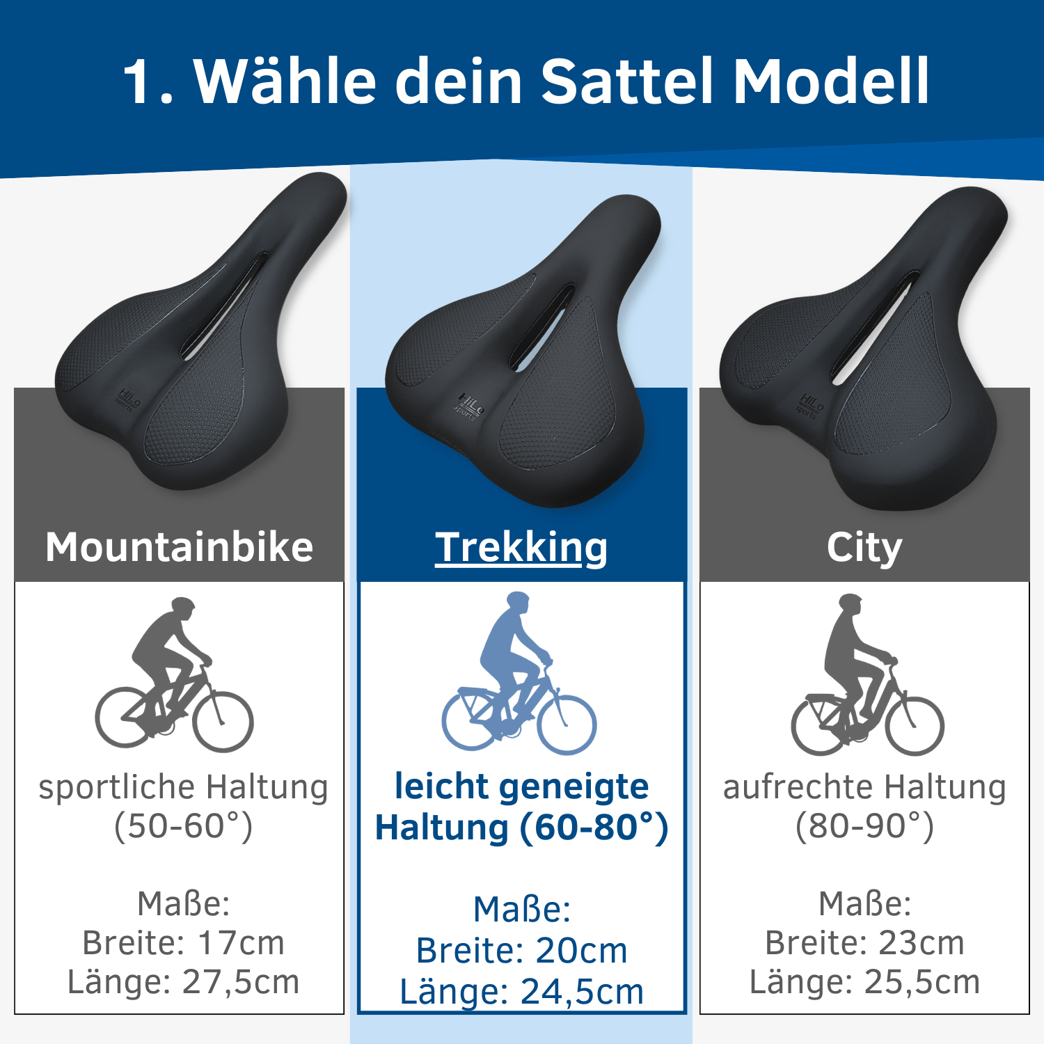 Fahrrad Sättel Auswahl
