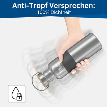GOPPUS Roestvrijstalen waterfles van 600 ml met rietje, geïsoleerde koude sportfles met rietje, dubbelwandig, opklapbare metalen waterfles, lekvrije thermosfles voor sportschool en andere sporten GOPPUS Roestvrijstalen waterfles van 600 ml met rietje, geïsoleerde koude sportfles met rietje, dubbelwandig, opklapbare metalen waterfles, lekvrije thermosfles voor sportschool en andere sporten