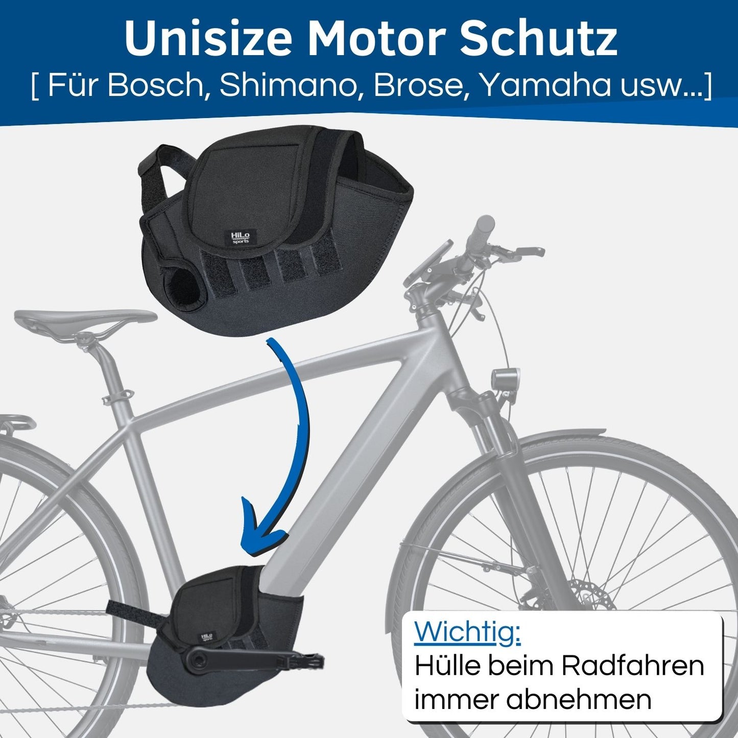 Schutzhülle für E-Bike Motoren