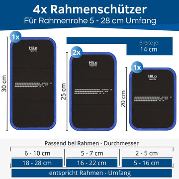 transportschutz fahrradrahmen Fahrrad Rahmen- und Pedal Schutz Set