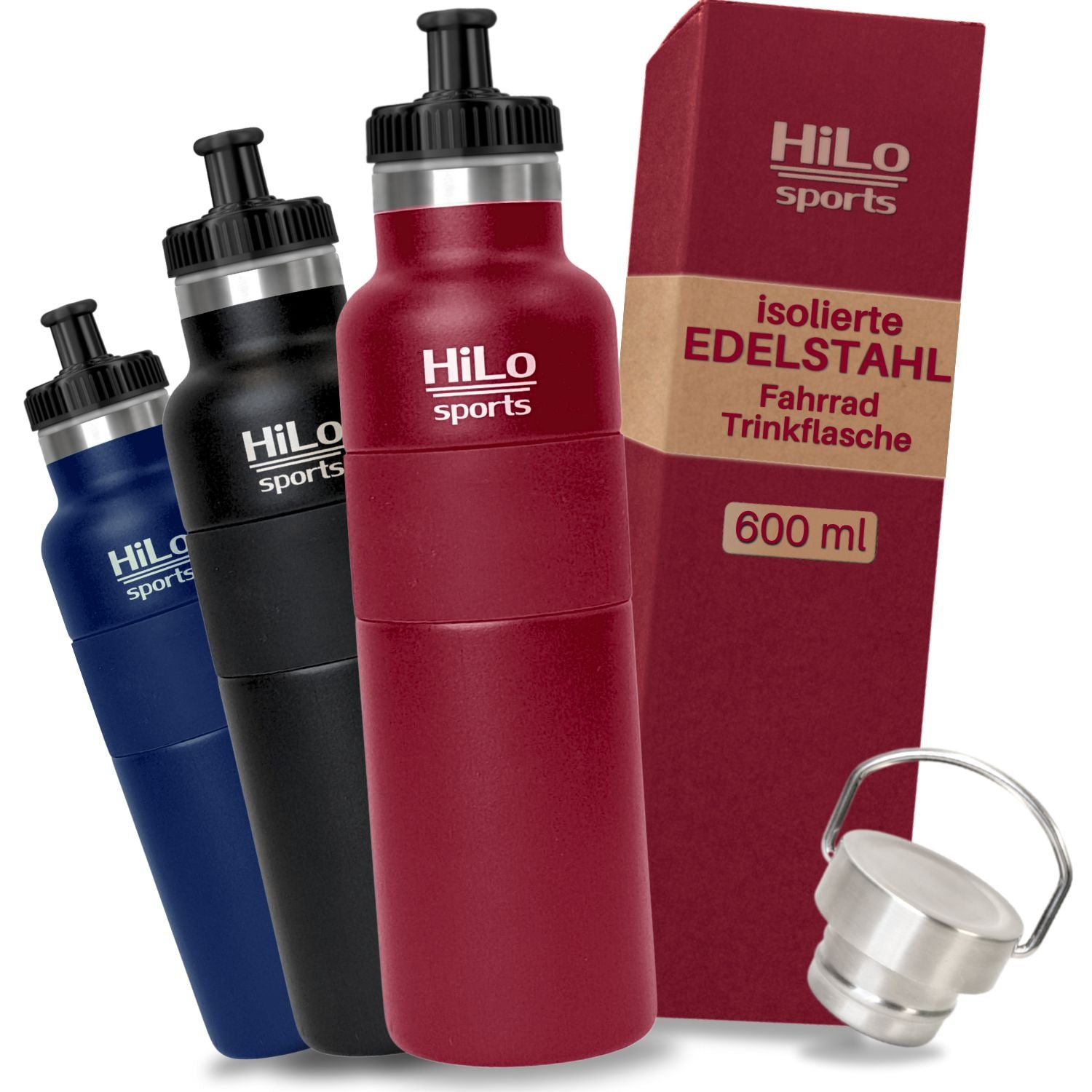 Pulverbeschichtete Isolierte Edelstahl Fahrrad Trinkflasche