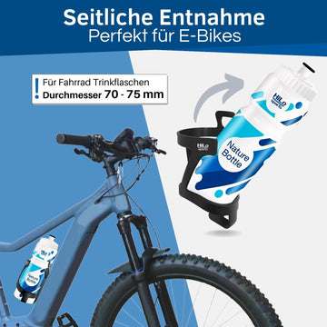 schrauben fahrradlenker befestigen Fahrrad Flaschenhalter zur seitlichen Entnahme mit Schrauben