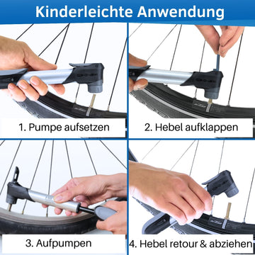tchibo mini fahrradpumpe Fahrrad Minipumpe, Pocket Star Clever