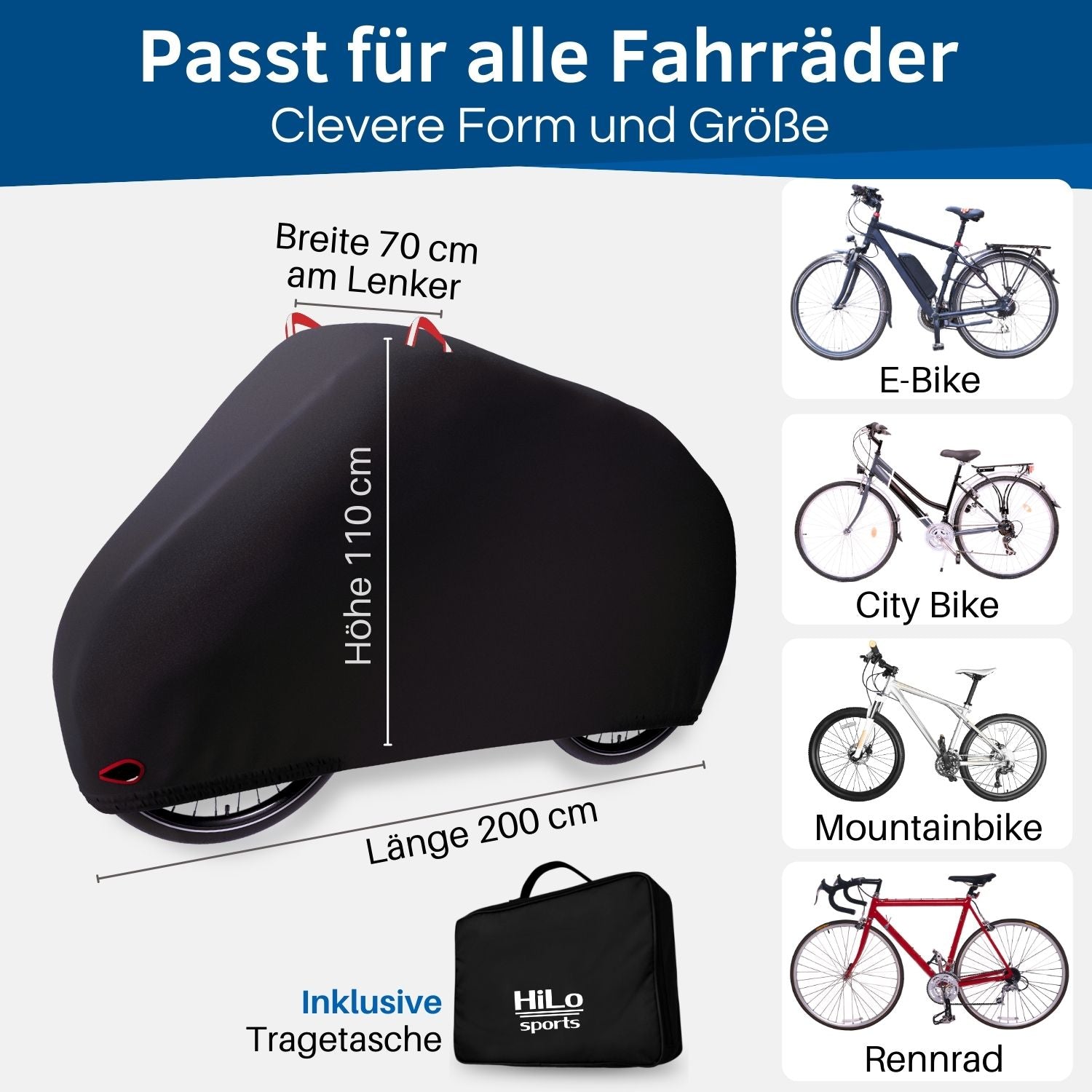 schutzhülle rennrad Robuste Fahrradabdeckung: 100% Wasserdicht & Reißfest
