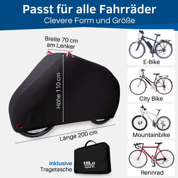 bike cover rennrad Robuste Fahrradabdeckung: 100% Wasserdicht & Reißfest