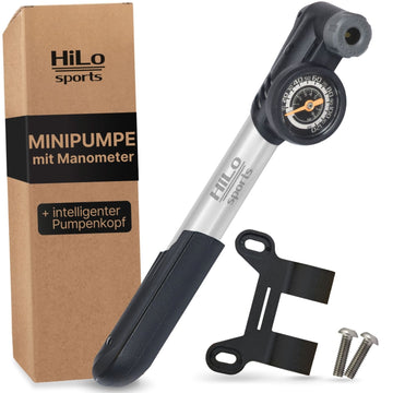 fahrradpumpe mit druckspeicher Fahrrad Minipumpe mit automatischem Ventil Wechsel