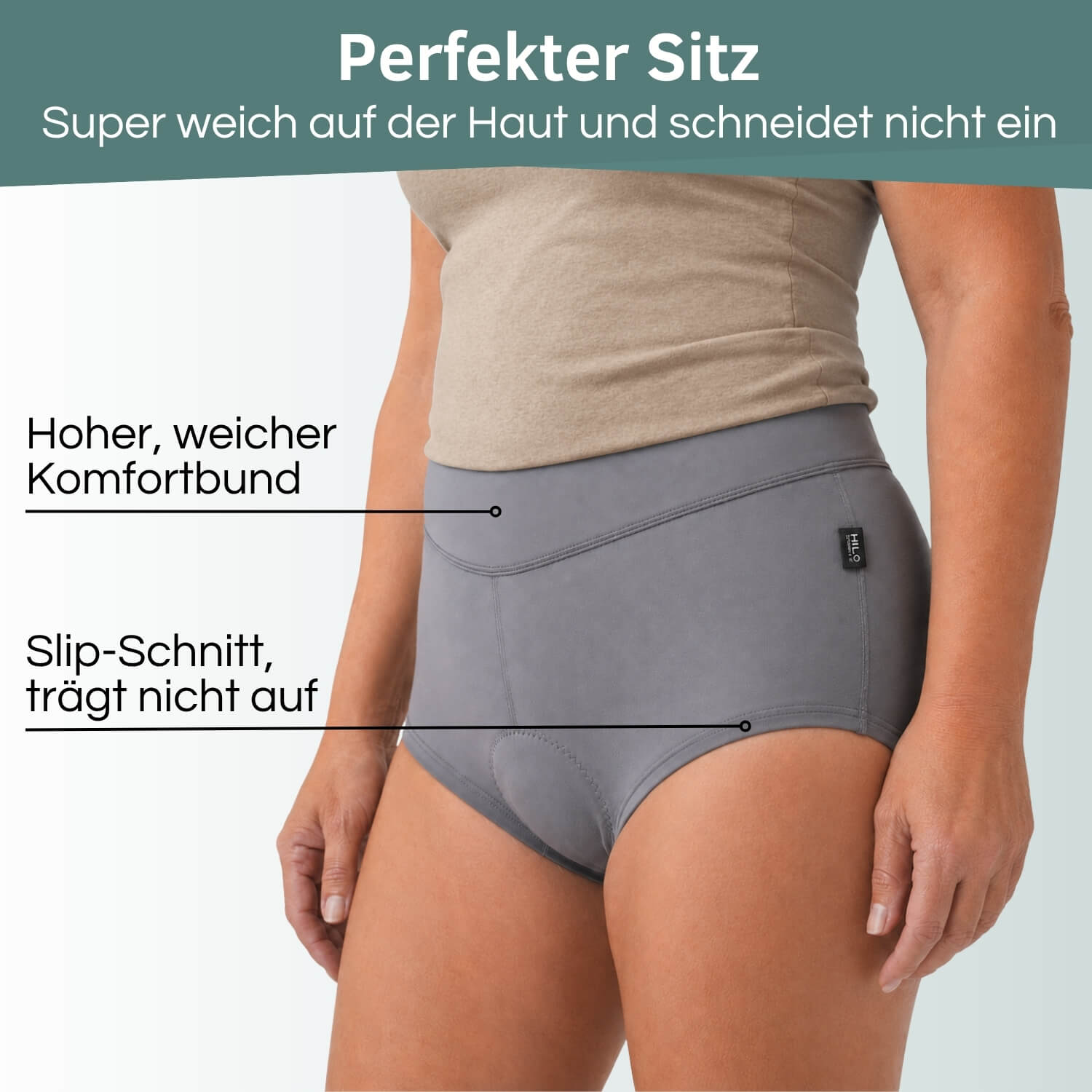 KOMFORO Radunterhose Damen gepolstert
