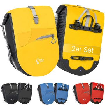 2 Stück Fahrrad Hinterradtasche wasserdicht 25 Liter