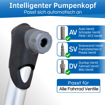 mini fahrradpumpe französisches ventil Fahrrad Minipumpe, Pocket Star Clever