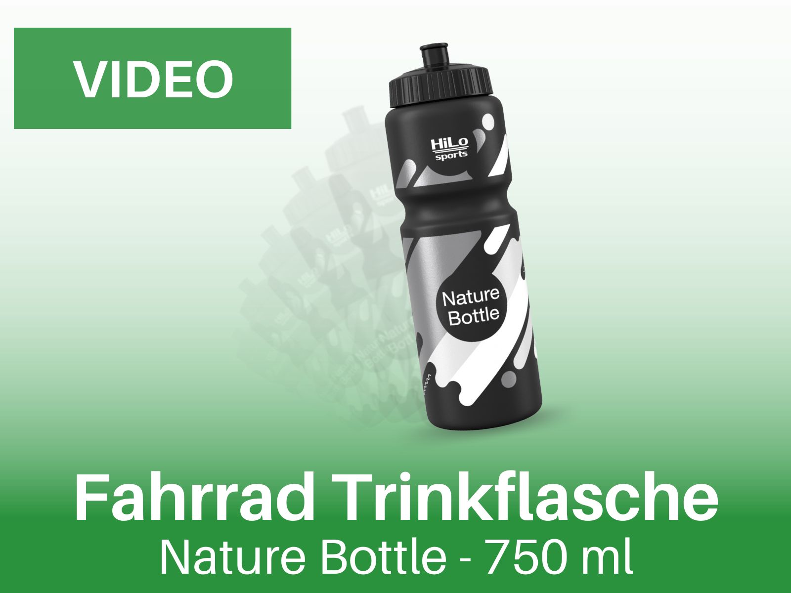 Fahrrad Trinkflasche Zuckerrohr, 750ml