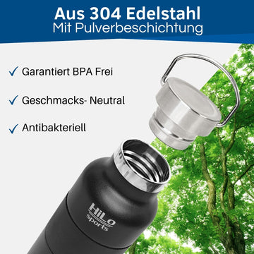 Pulverbeschichtete Isolierte Edelstahl Fahrrad Trinkflasche