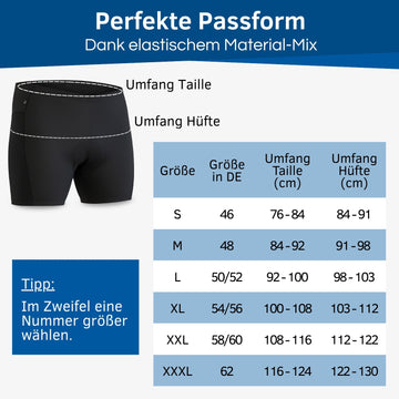 unterwäsche fahrrad fahren KOMFORO™ Radunterhose Herren