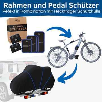 fahrrad pedal erhöhung Fahrrad Rahmen- und Pedal Schutz Set
