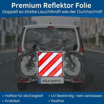 fahrradständer italienisch Fahrradträger Warntafel für Italien & Spanien