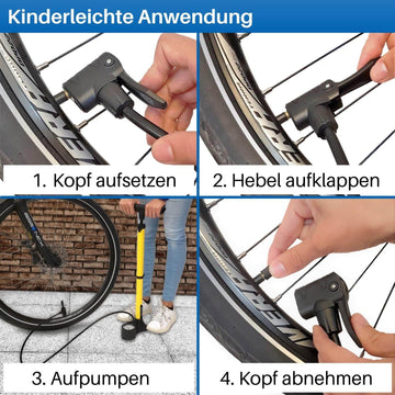 Fahrrad Standpumpe, Easy