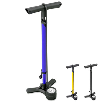 Fahrrad Standpumpe: Für alle Ventile & großem Barometer