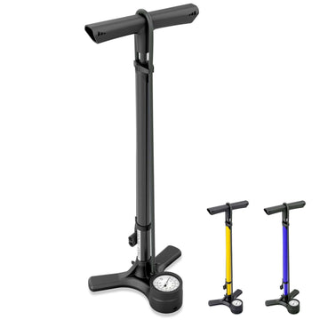 Fahrrad Standpumpe: Für alle Ventile & großem Barometer