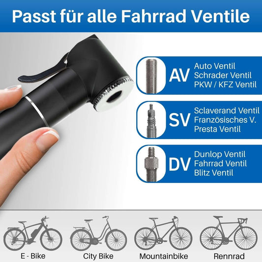 Prophete Luftpumpe Fahrrad Pumpe Auto Ventil NEU! in Bayern